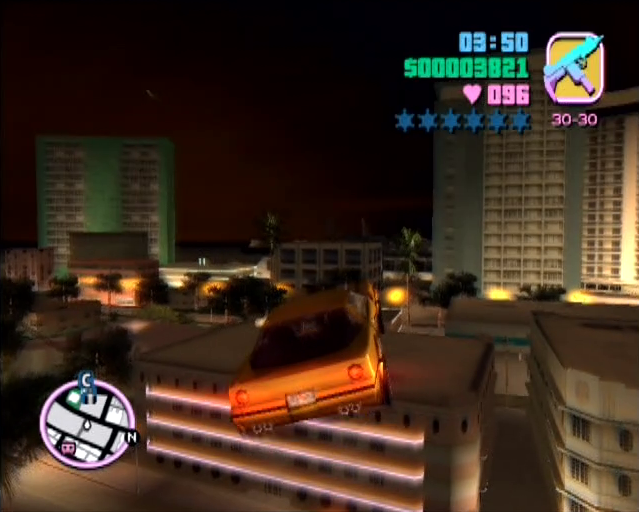 Grand Theft Auto Vice City PlayStation 2 PS2 gameplay jump