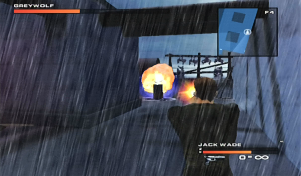 Headhunter SEGA Dreamcast gameplay shooting