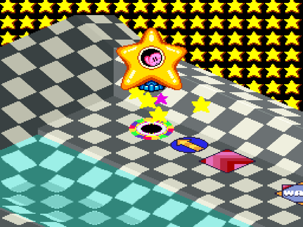Kirby's Dream Course Super Nintendo SNES star