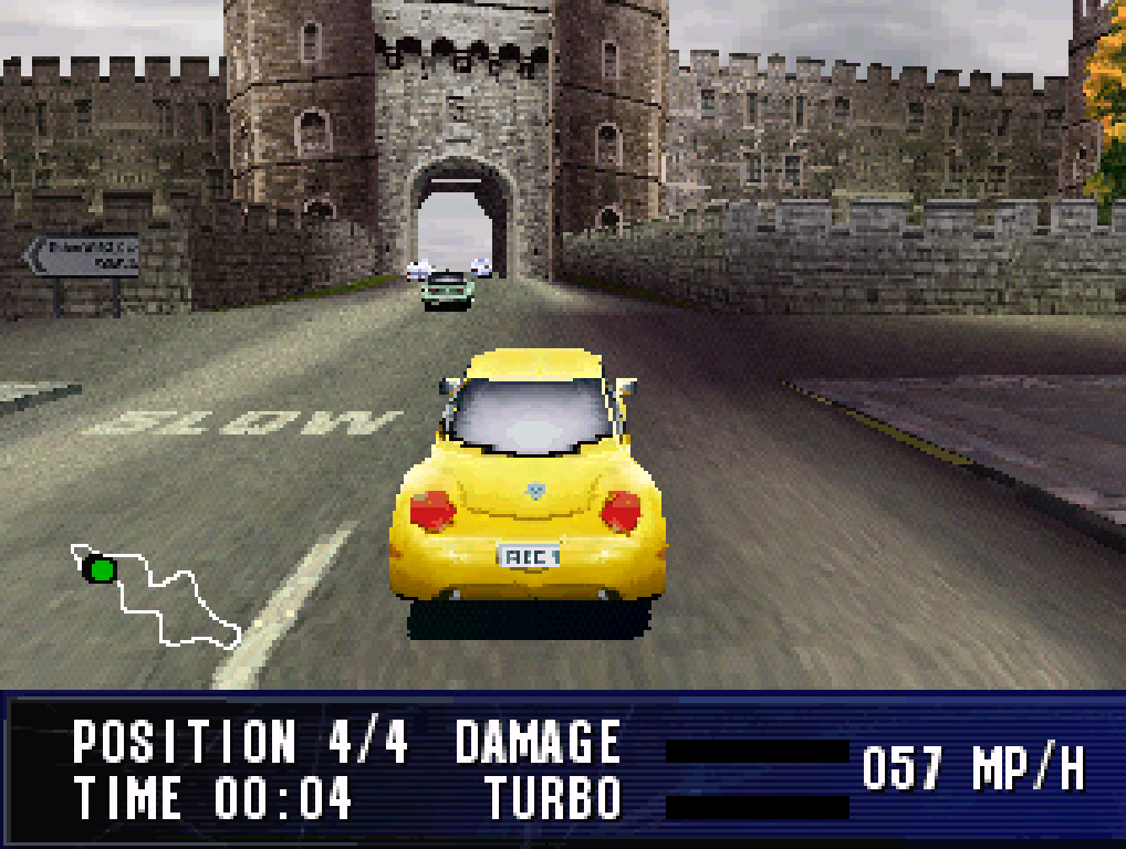 London Racer PlayStation PS1 gameplay bietl
