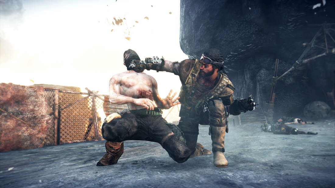 Mad Max punching a masked gimp in the face Xbox One