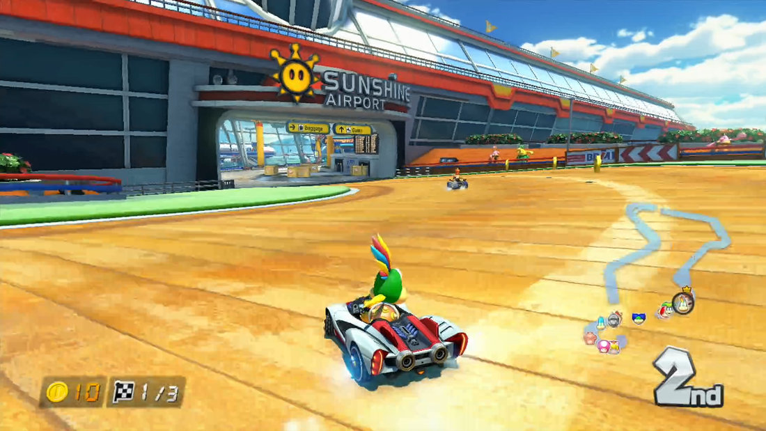 Mario Kart 8 Wii U gameplay Lemmy