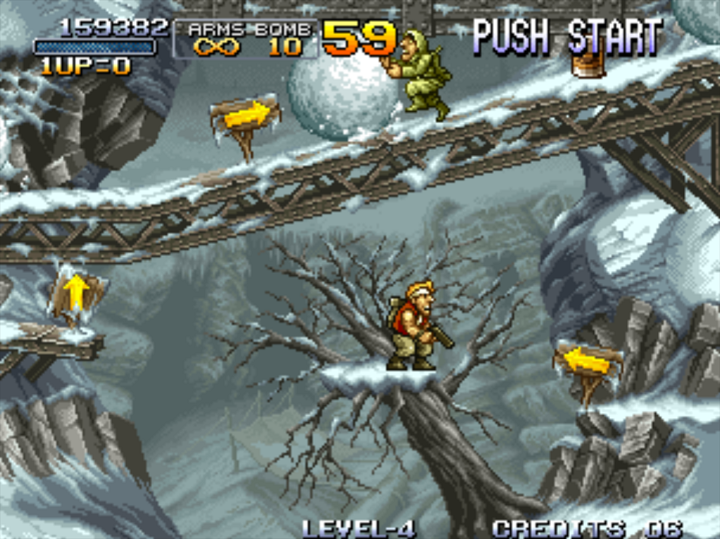 Metal Slug SNK Neo Geo AES gameplay Stage 3