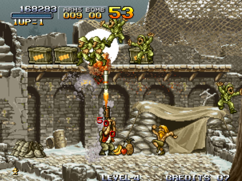 Metal Slug SNK Neo Geo AES gameplay