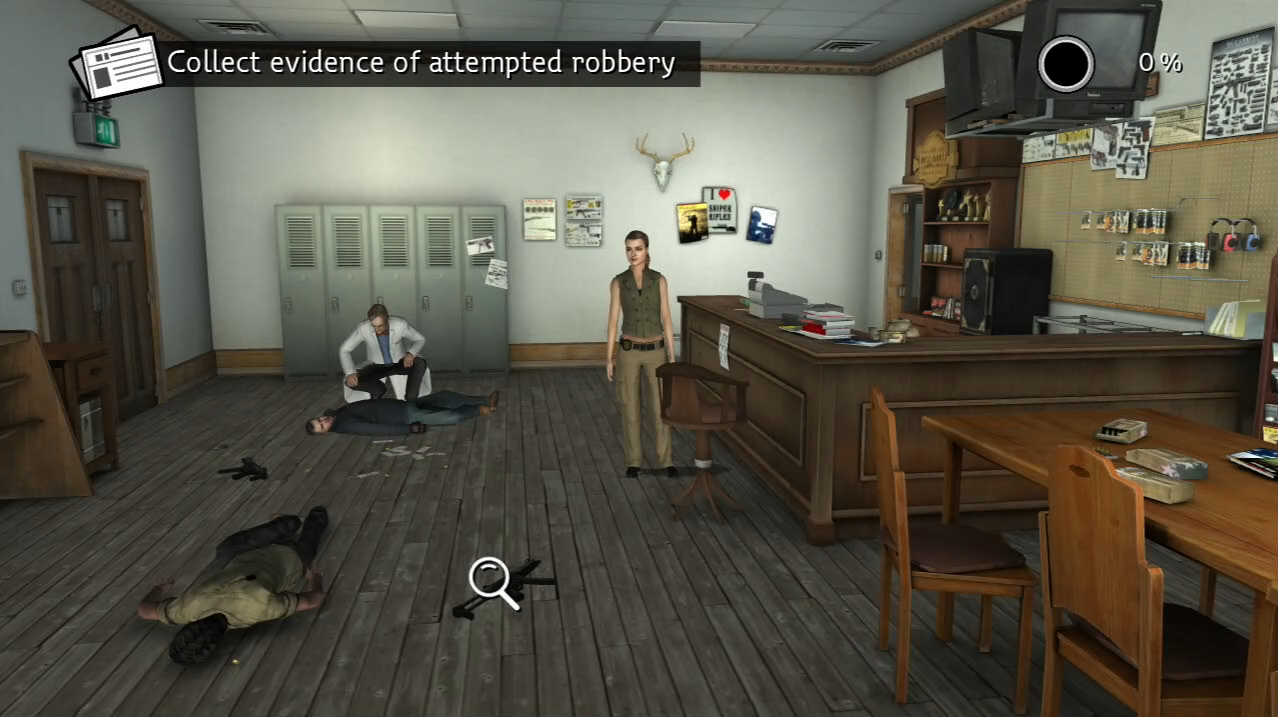 NCIS Based on the TV Series PS3 gameplay crime scene Ziva