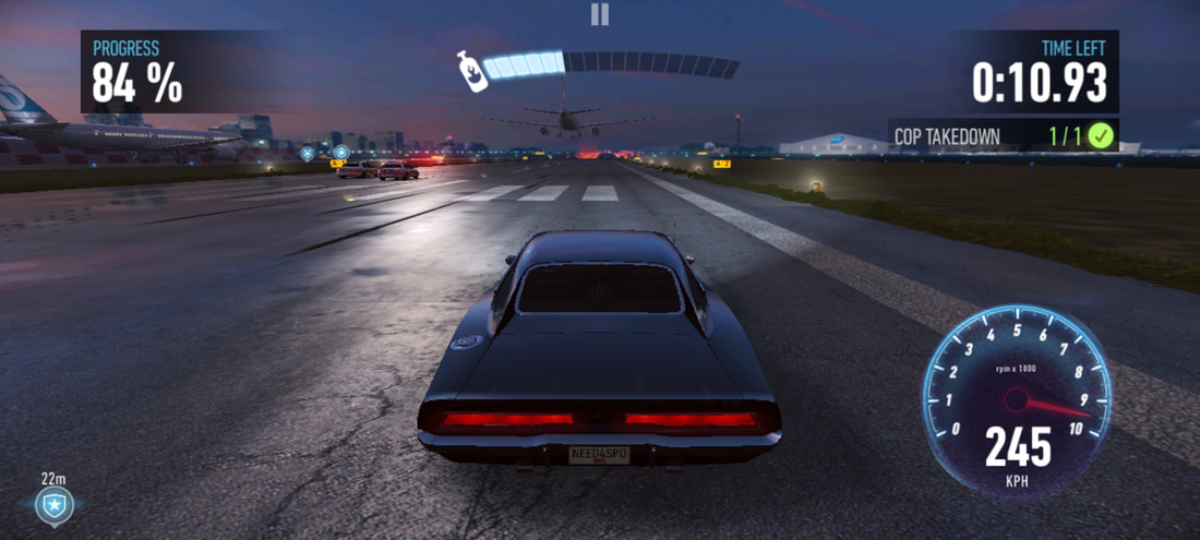Need for Speed: No Limits Android gameplay airstrip