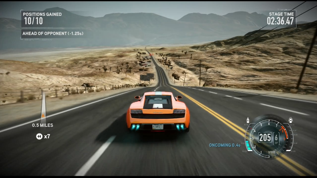 Need For Speed The Run PlayStation 3 PS3 gameplay open road