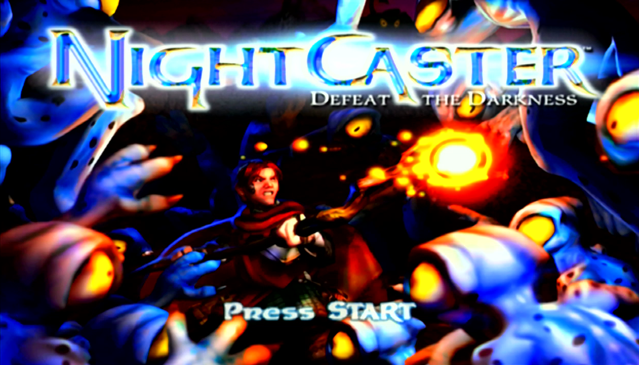 NightCaster Xbox title screen