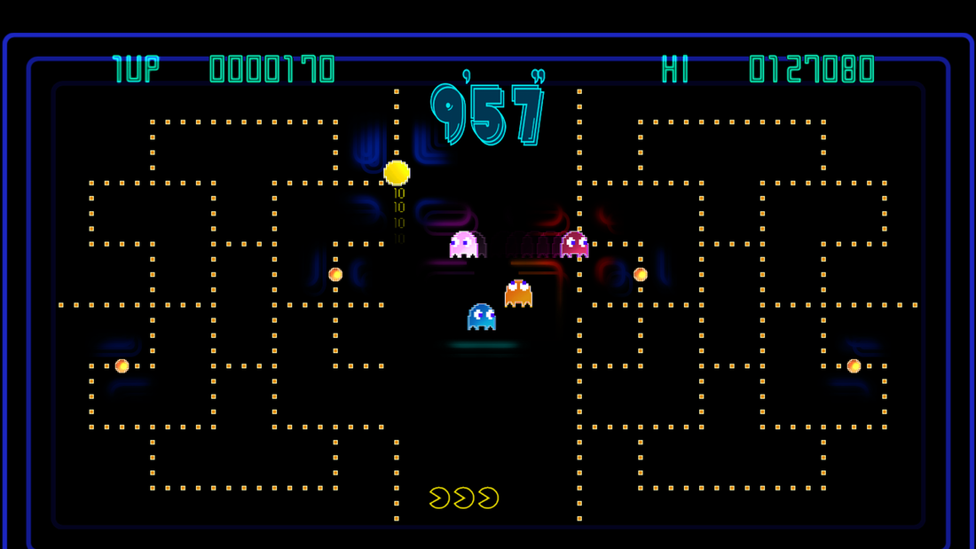 Pac-Man Championship Edition Xbox 360 gameplay maze