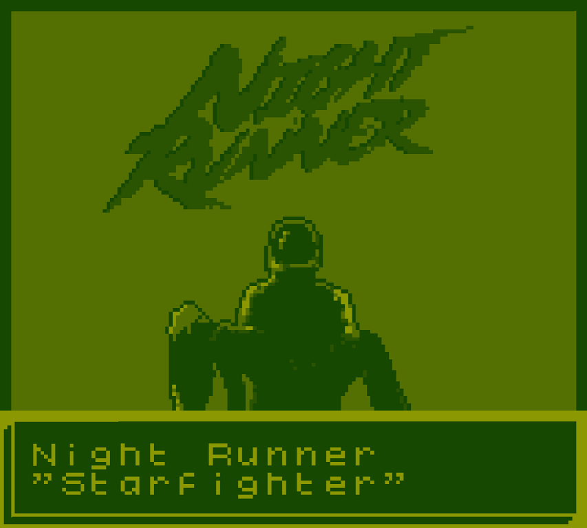 Pine Creek Game Boy aftermarket gameplay Night Runner