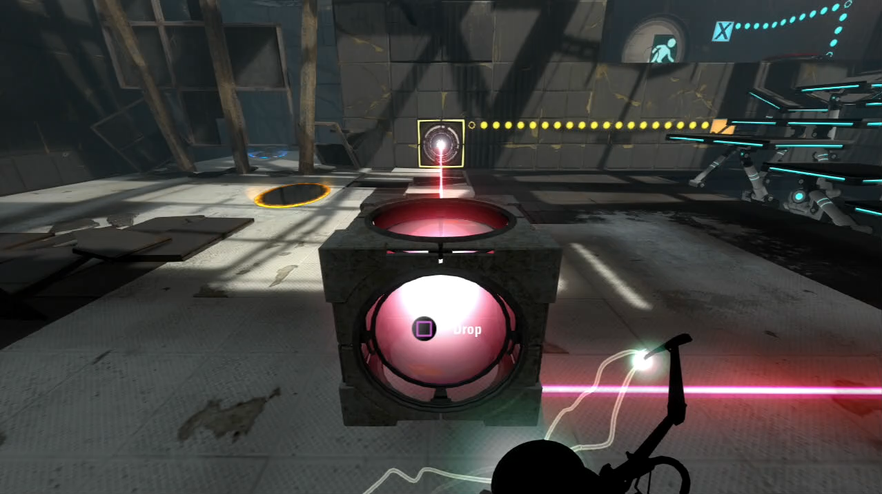 Portal 2 PlayStation 3 PS3 gameplay lasers