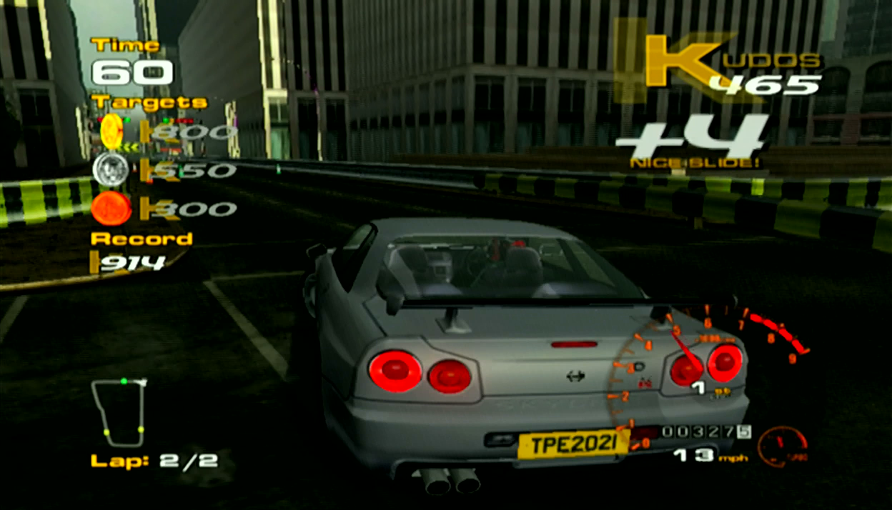 Project Gotham Racing Xbox gameplay Skyline