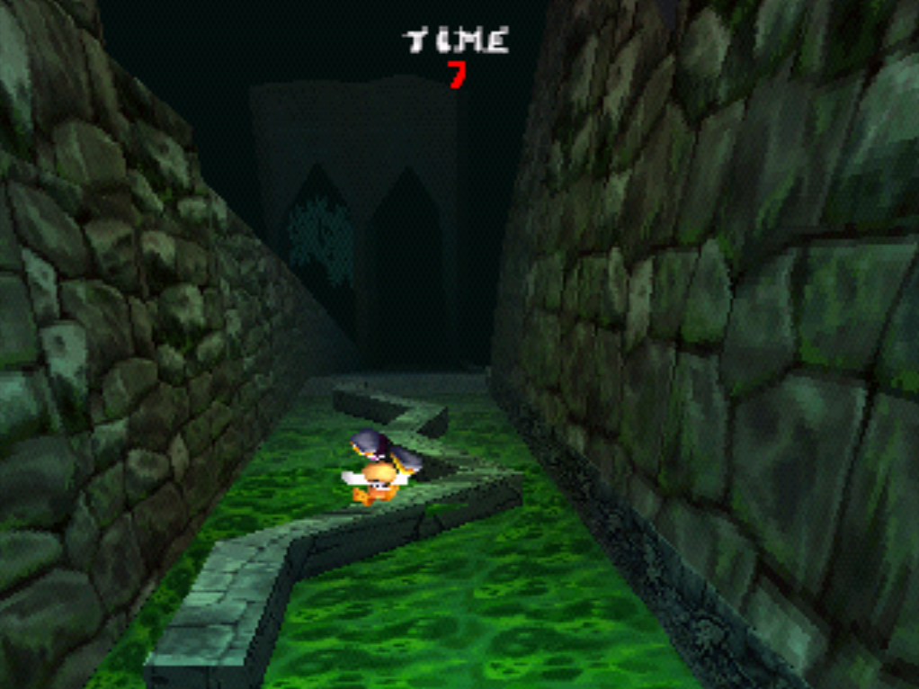 Rayman Rush PlayStation PSone gameplay jumping