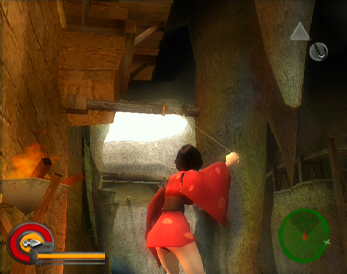 Red Ninja: End of Honour PlayStation 2 PS2 gameplay platforming