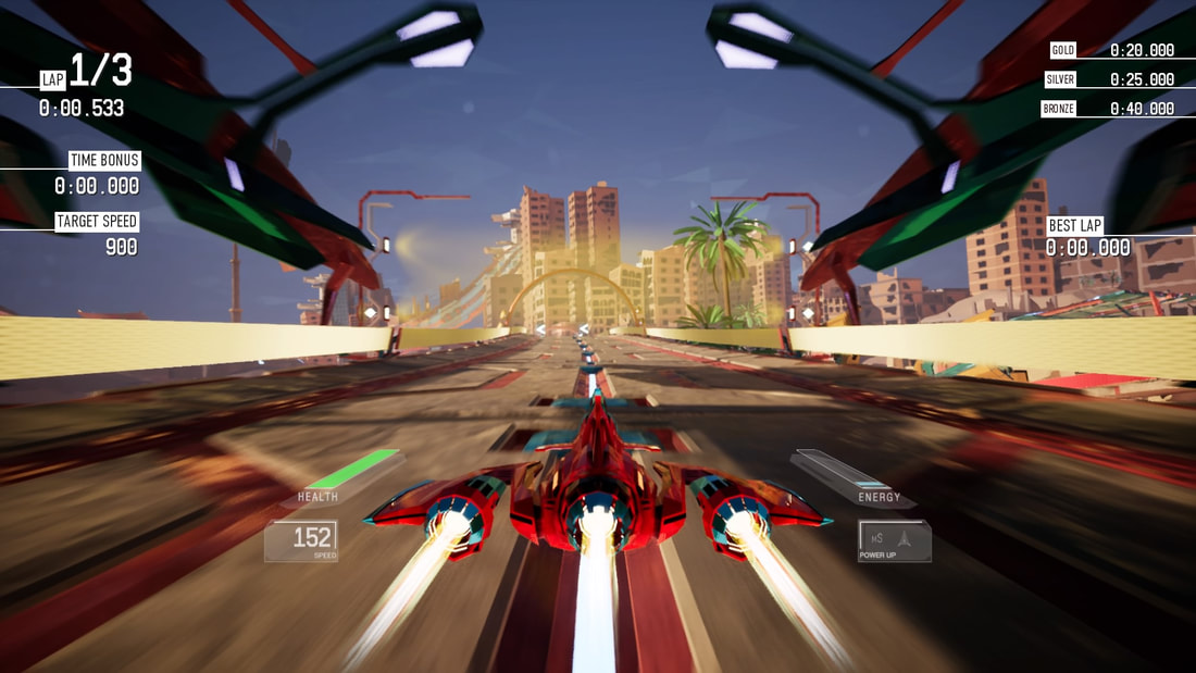 Redout Lightspeed Edition PS4 - Cairo gameplay