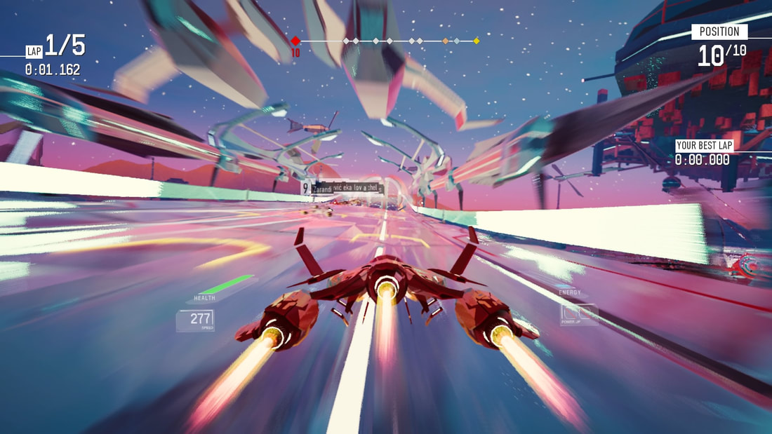 Redout Lightspeed Edition PS4 gameplay