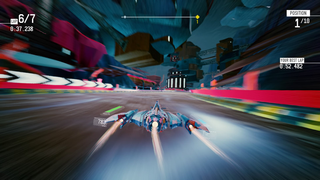 Redout Lightspeed Edition PS4 Neptune race gameplay