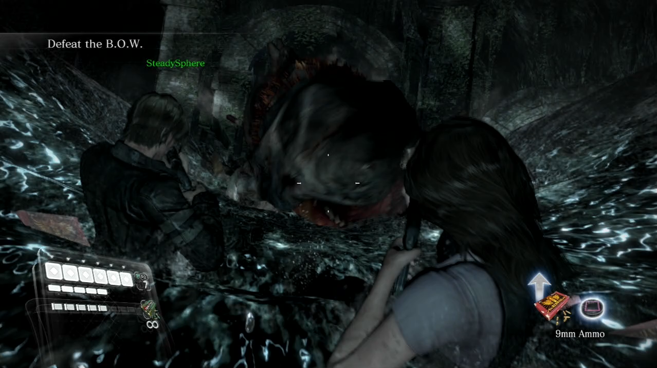 Resident Evil 6 PlayStation PS3 gameplay boss Leon Helena