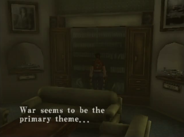 Resident Evil Code: Veronica X PlayStation 2 PS2 war room