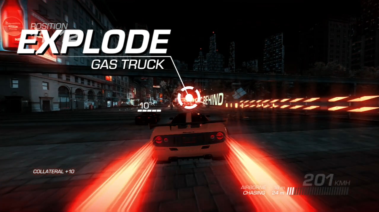 Ridge Racer Unbounded PlayStation 3 PS3 gameplay gas truck