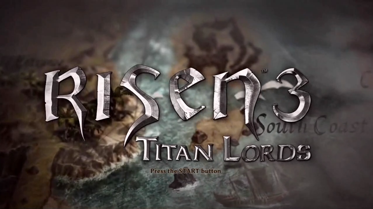 Risen 3: Titan Lords PlayStation 3 PS3 title screen
