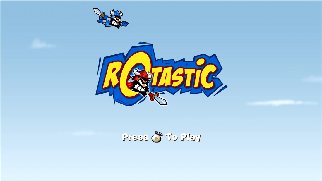 Rotastic Xbox 360 title screen