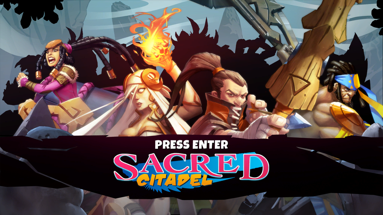 Sacred Citadel PC title screen