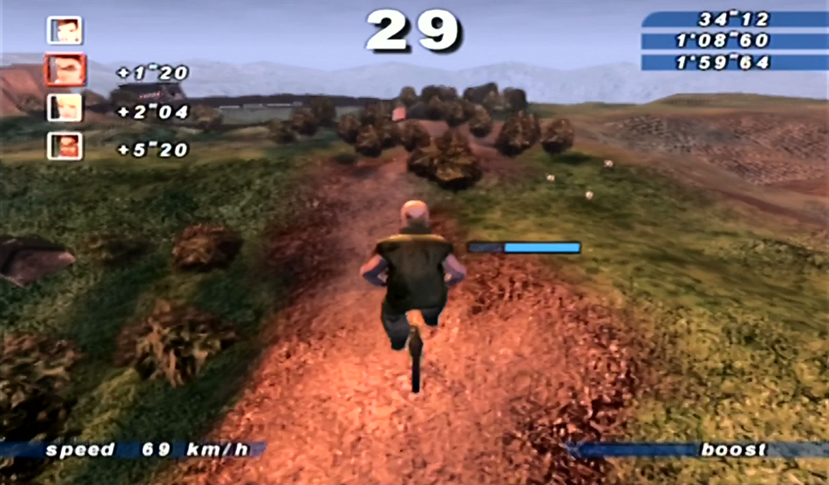 SEGA Extreme Sports Dreamcast a huge jump in the dirt biking