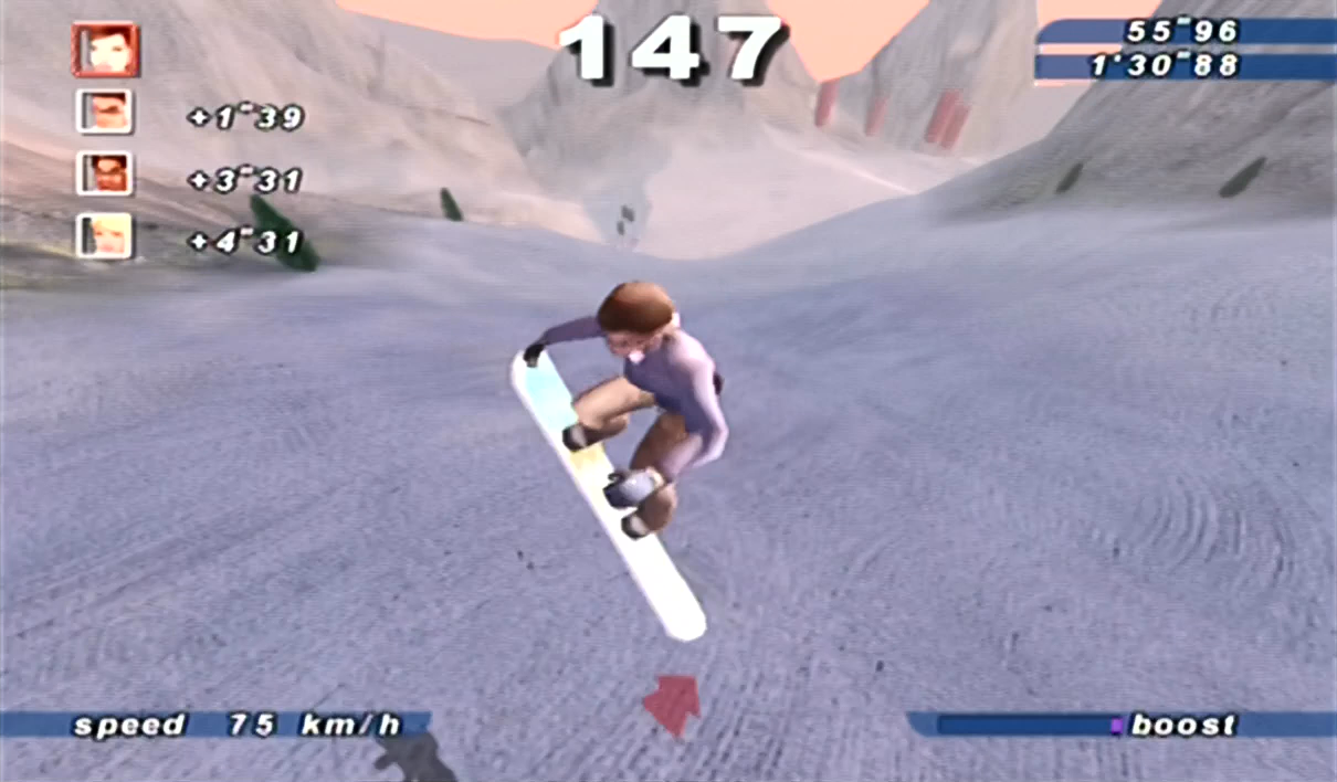 SEGA Extreme Sports Dreamcast snowboarding