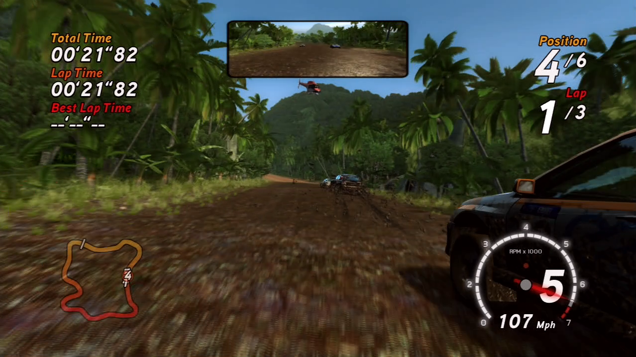SEGA Rally PlayStation 3 PS3 gameplay