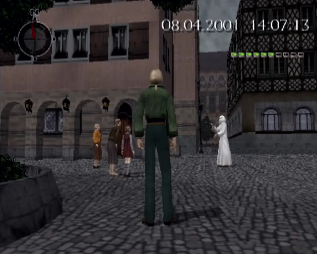 Shadow of Memories PS2 town square juggling