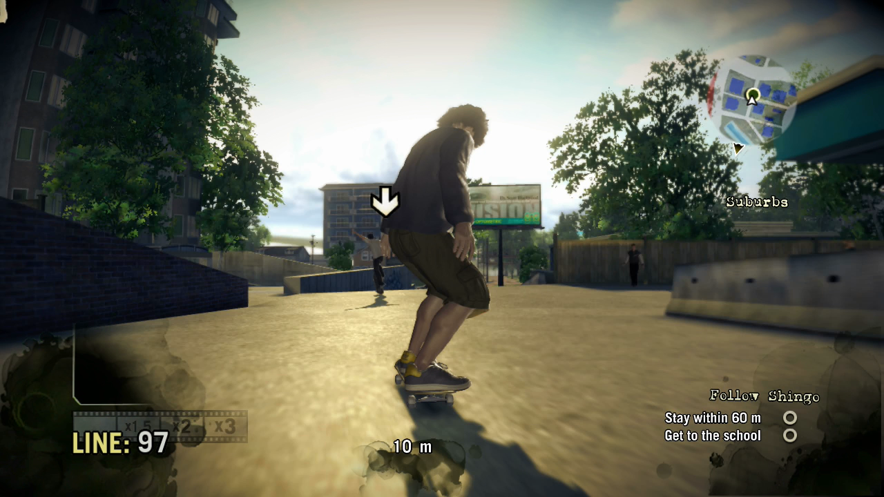 Skate Xbox 360 gameplay