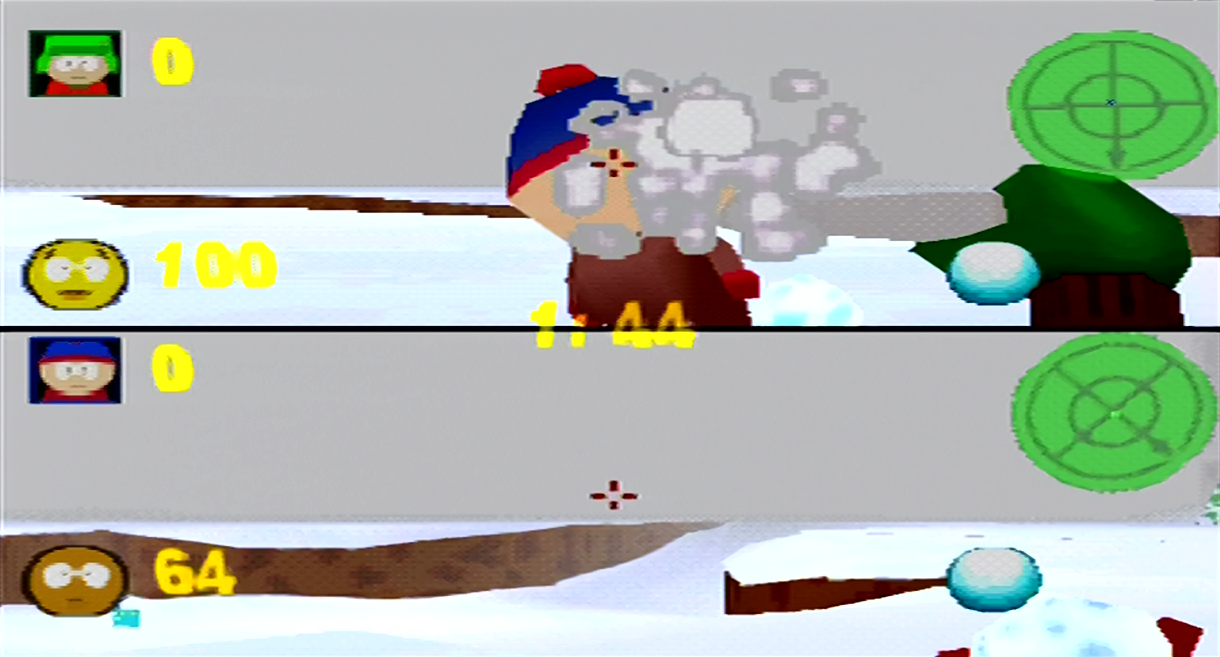 South Park PlayStation PS1 gameplay