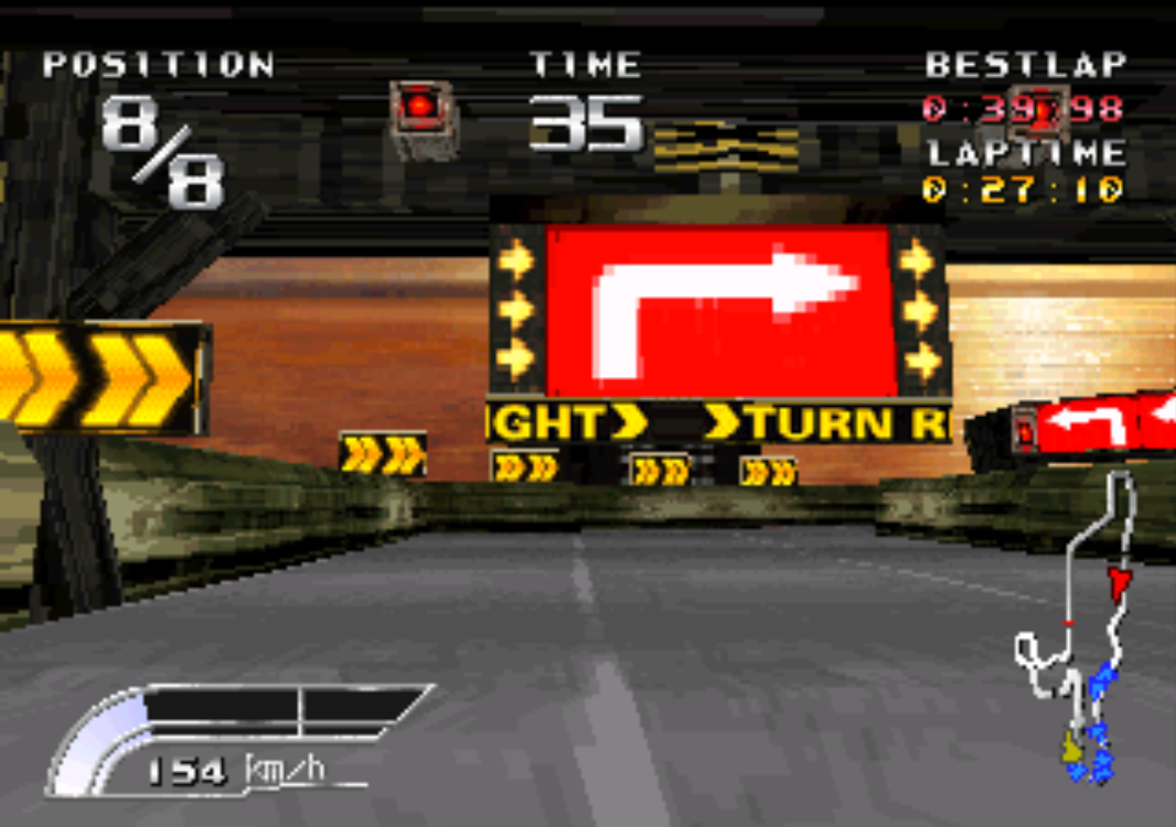 Speed King / Road Rage PlayStation gameplay