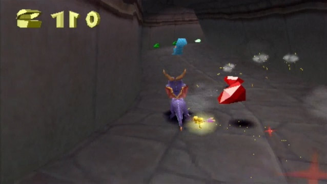 Spyro the Dragon gameplay gems