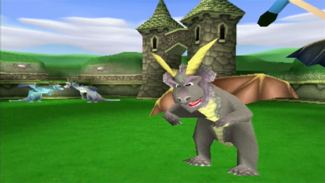 Spyro the Dragon gameplay cut-scene