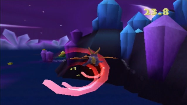 Spyro the Dragon gameplay flight