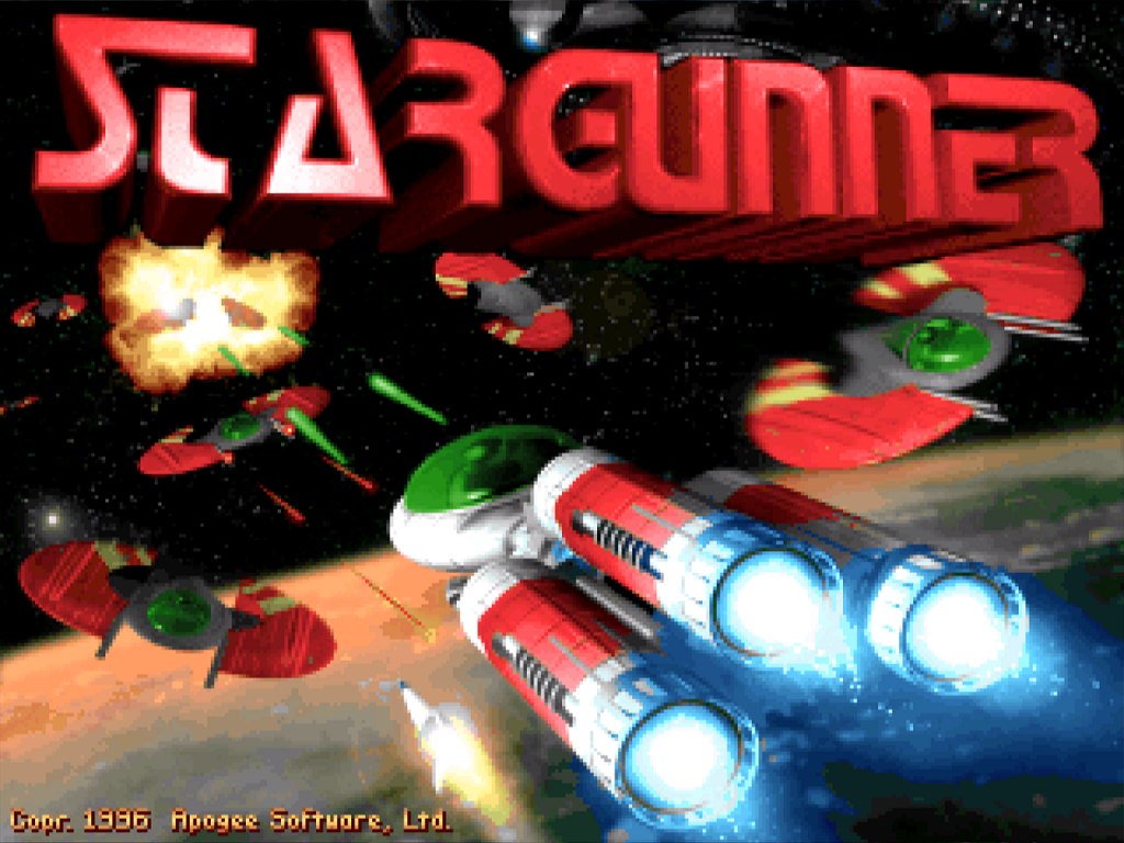 Stargunner PC title screen