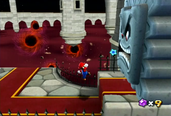 Super Mario Galaxy Nintendo Wii jumpin