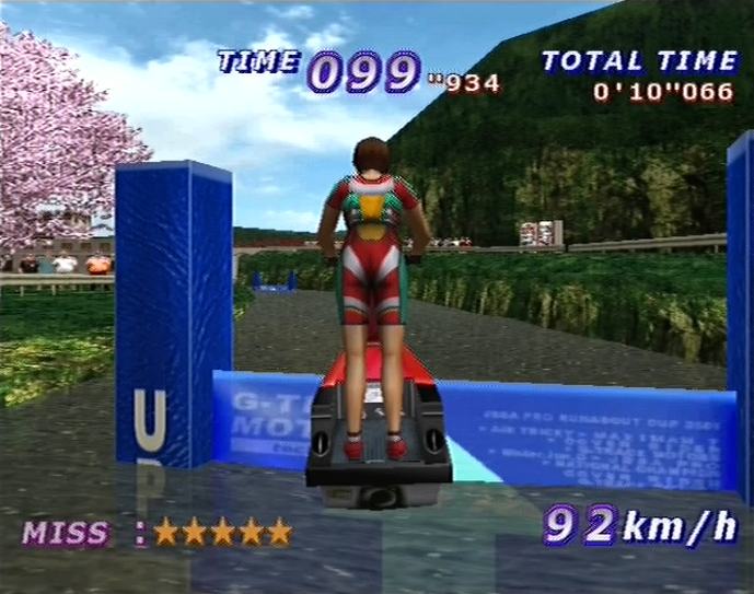 Surf Rocket Racers SEGA Dreamcast gameplay jump