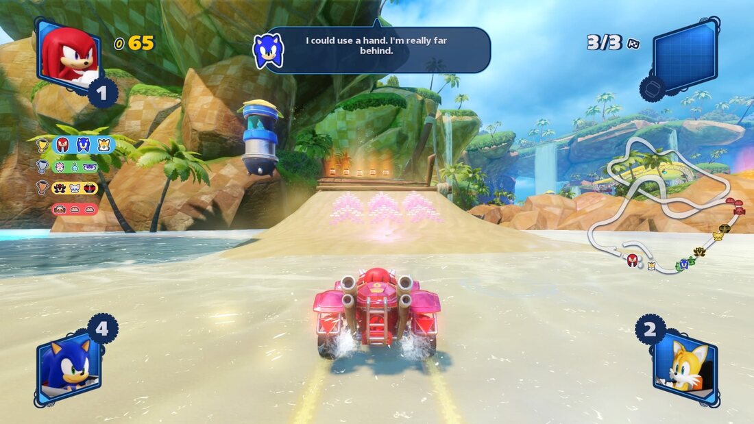 Team Sonic Racing PlayStation 4 PS4 gameplay team support