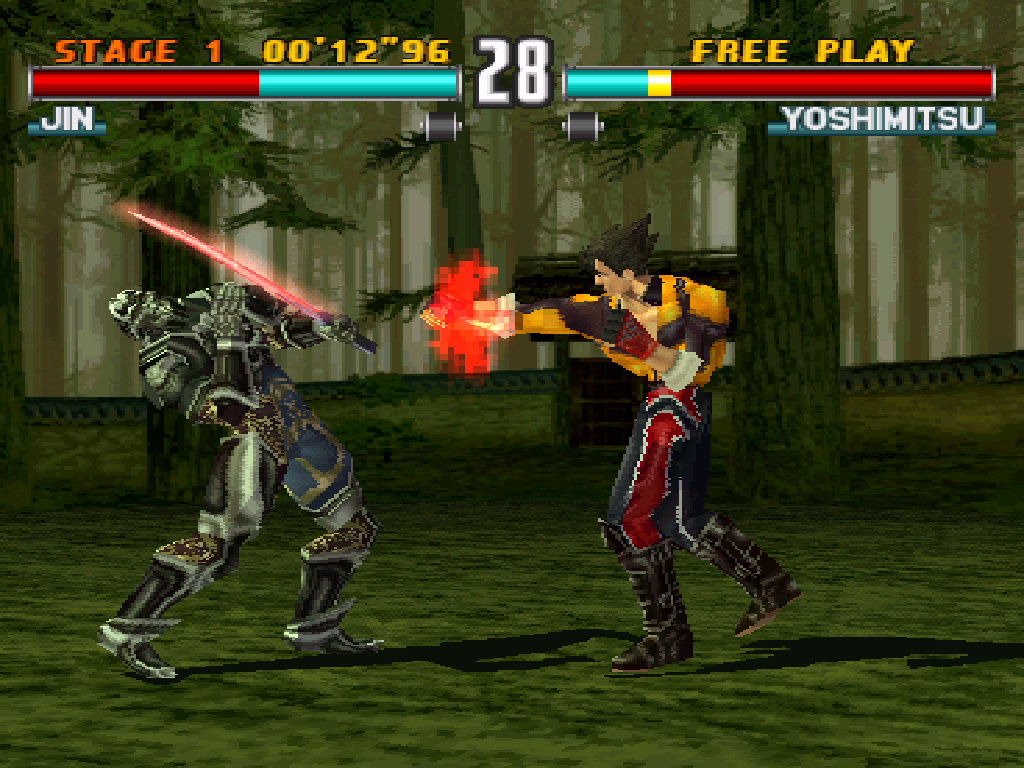 Tekken 3 PlayStation PS1 gameplay Kin Yoshimitsu