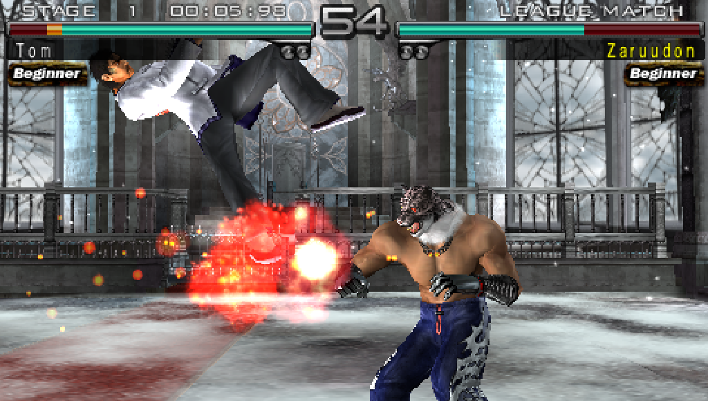 Tekken: Dark Resurrection PlayStation Portable PSP gameplay Law