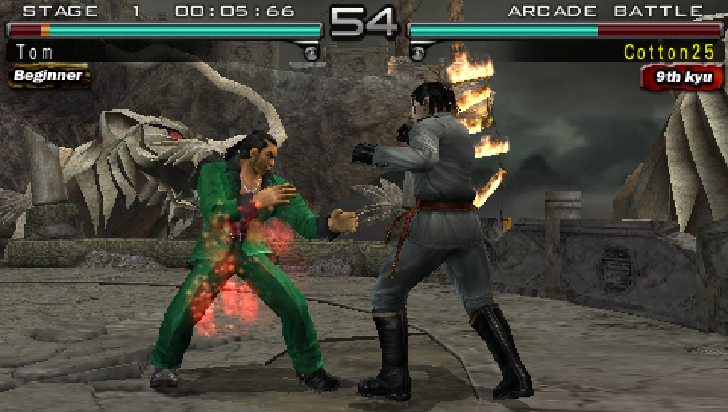 Tekken: Dark Resurrection PlayStation Portable PSP gameplay