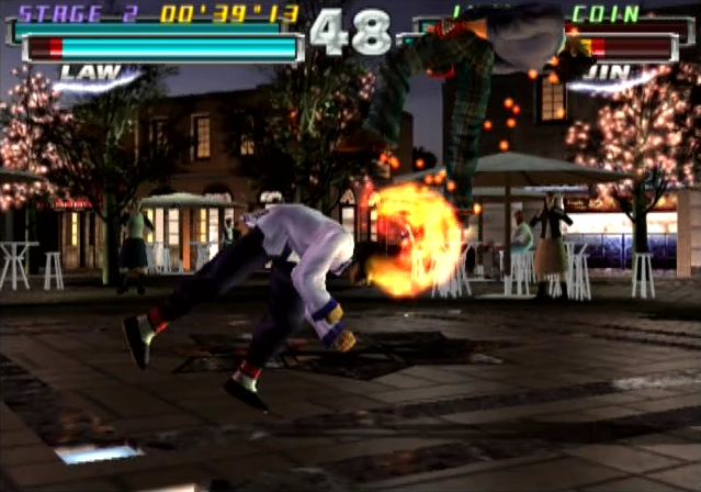 Tekken Tag Tournament PlayStation 2 PS2 gameplay Law Jin