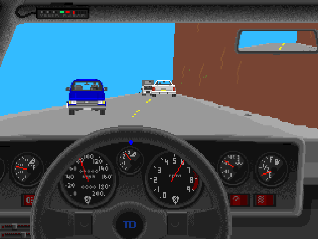 Test Drive Commodore Amiga gameplay