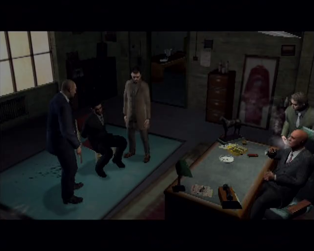 The Getaway PS2 cut-scene with Mark and Charlie