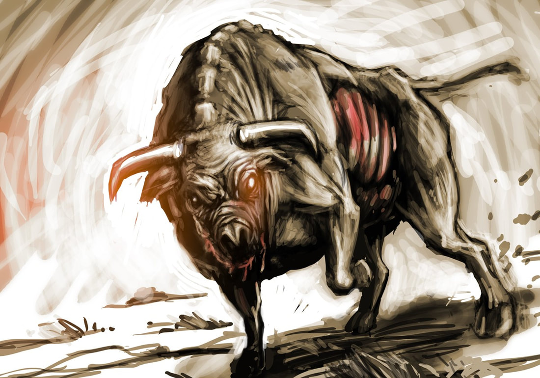 Dead 'n' Furious 2 DS concept art bull