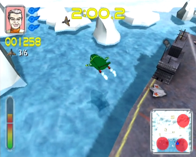 Thunderbirds PlayStation 2 PS2 gameplay TB2 flying ice caps