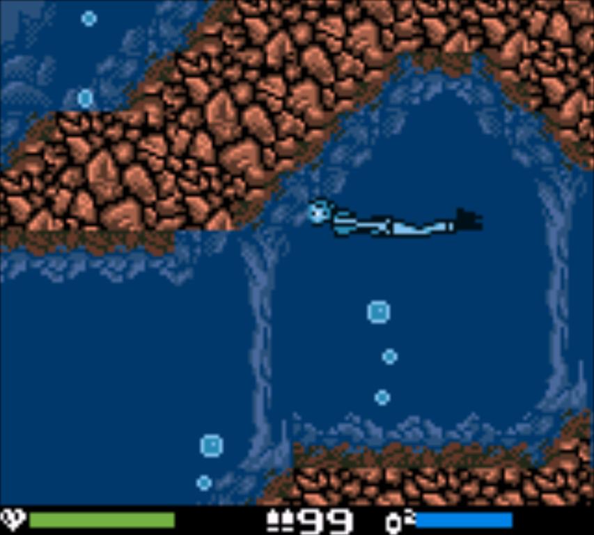 Tomb Raider Game Boy Color GBC gameplay